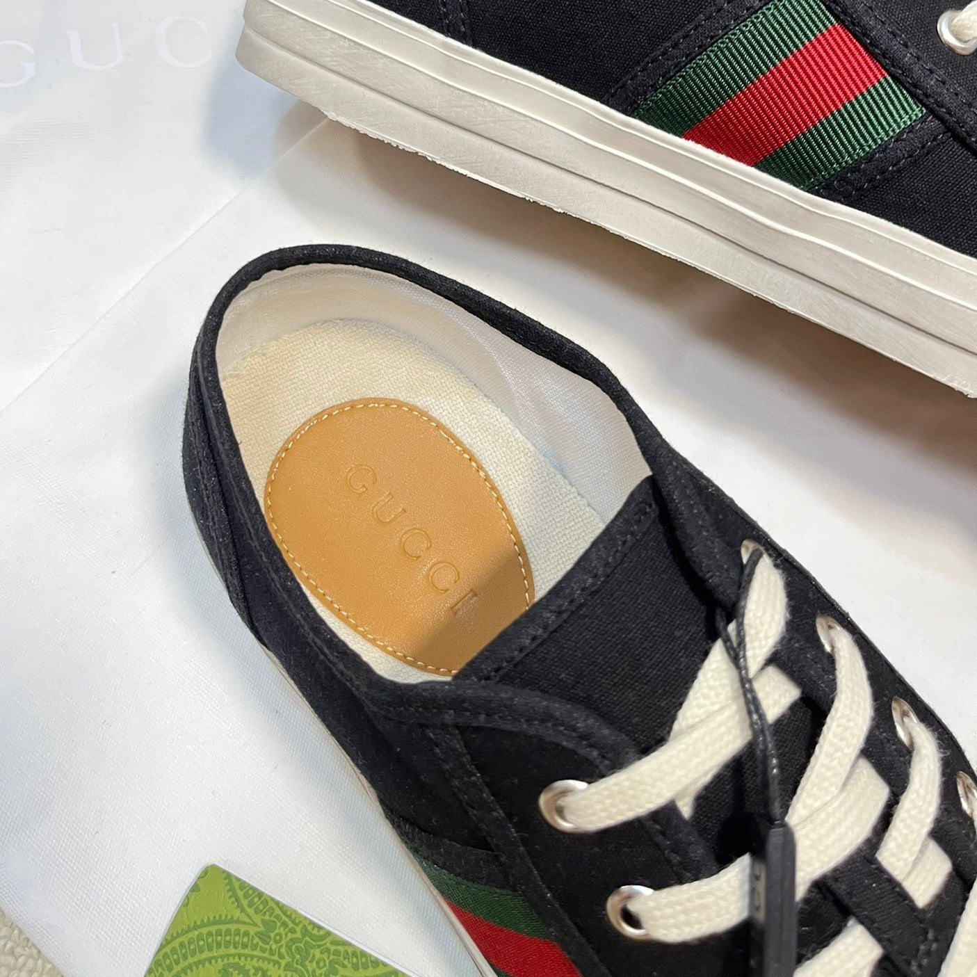 GUCCI Ace signature Sneaker Black
